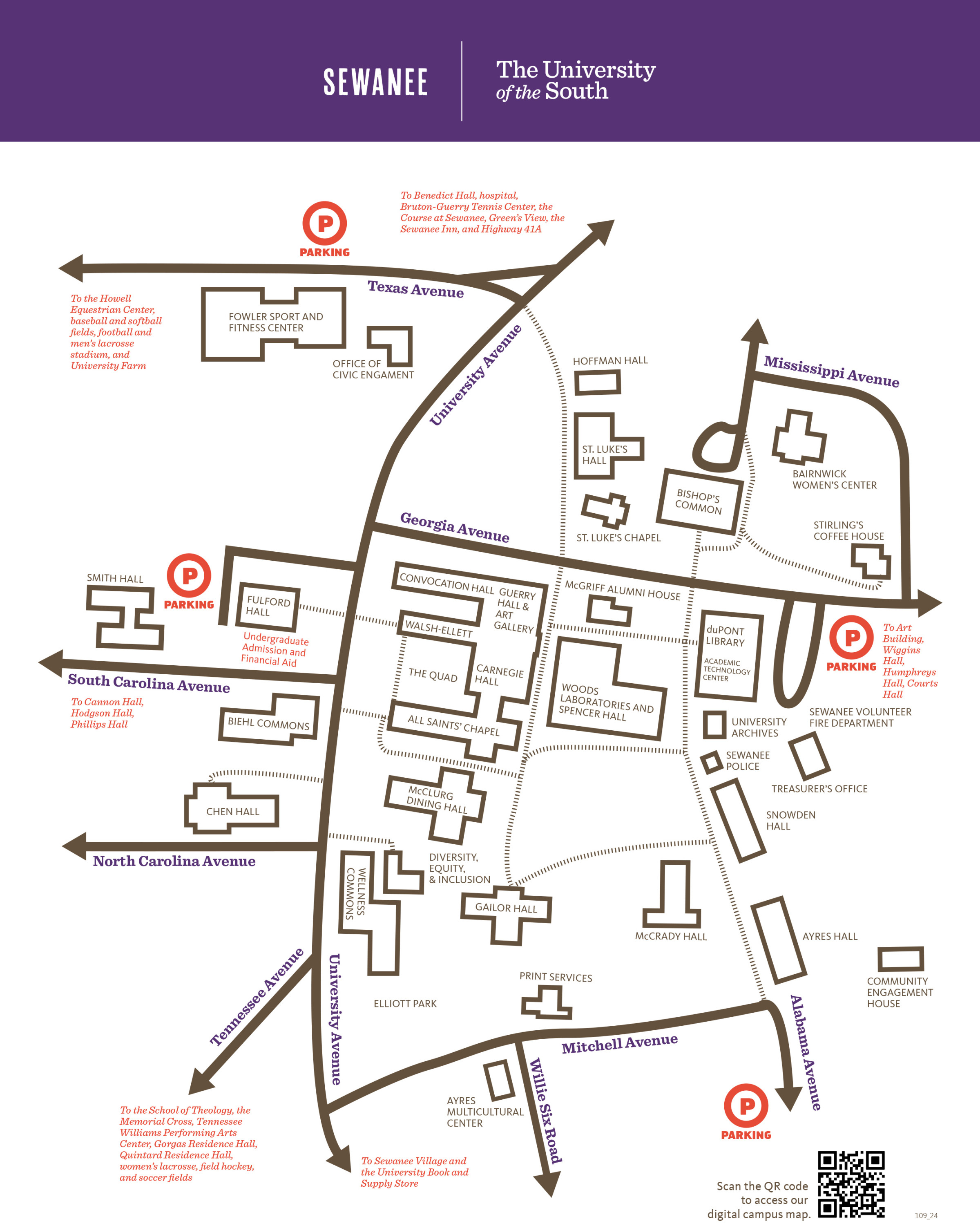 Map of Central Campus