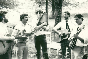 The Agents of Erosion in 1984: (left to right) Dr. Bran Potter, Dr. Van Nall, Ray Vaughn C'83, Charlie Smith C'78, and Marshall Chapman, C'84