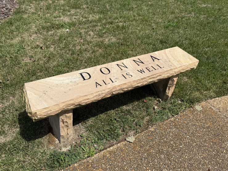 Donna's sign that Sewanee was the right place