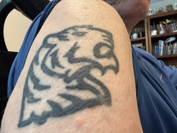 Harper's Sewanee Tiger tattoo