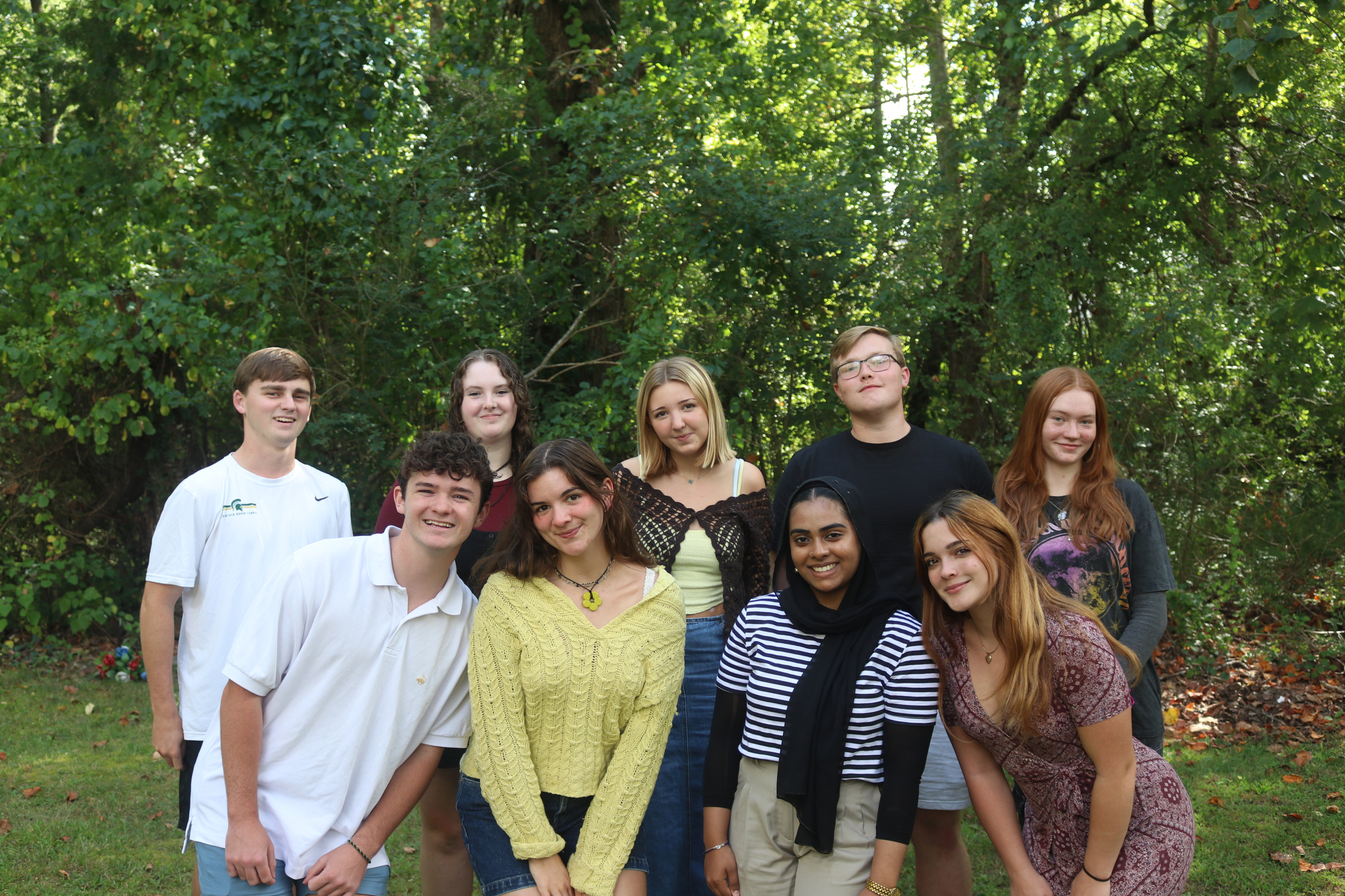 (Pictured from left to right bottom row); Will Snead, Macon, Ga.; Ellie Graham, Maryville, Tenn.: Jawaria Jaleel, Pakistan; and Rachel Wassung, Melbourne Beach, Fla. (Pictured from left to right top row); Trey Stiles, Mountain Brook, Ala.; Julia Daniels, Roswell, Ga.; Olivia Moellering Baratas, Decatur, Ga.; Atticus Kowalski, Antioch, Tenn., and Mohana Buckley, New York City, N.Y. (Not pictured: Ava Hines, Homewood, Ala.; Eli Bastiaansen, Colorado Springs, Colo.; and Ivy Shushok, Salem, Mass.)