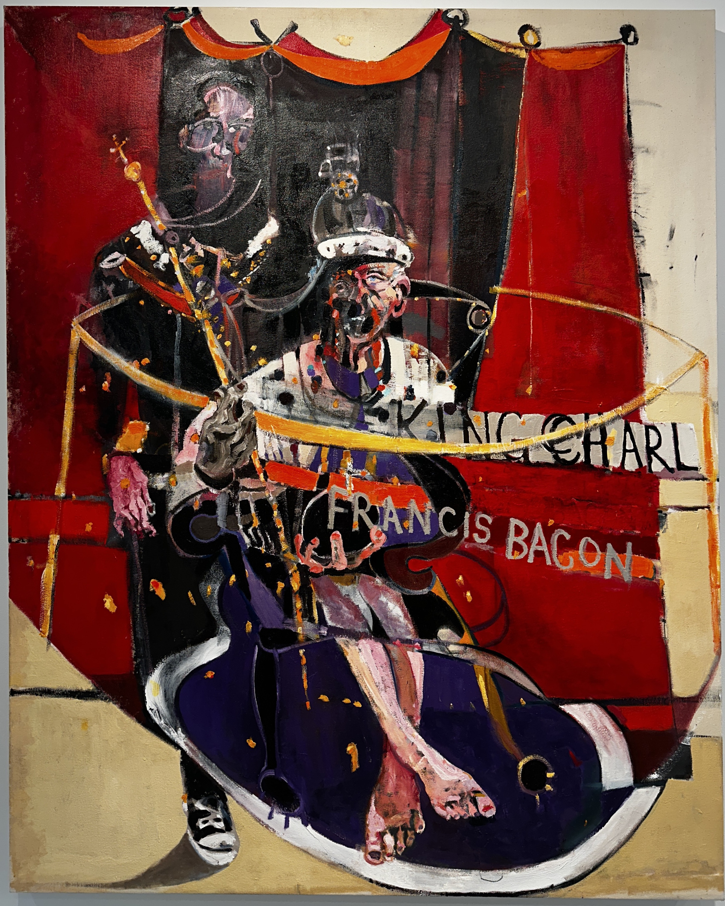 King Charl. Oil on canvas. 67 x 54 inches.