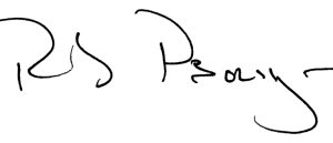 Signature of Rob Pearigen Vice-Chancellor and President