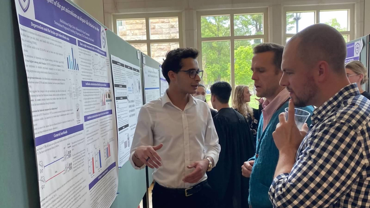 Abood Najjar, C'25 University of the South wins the 3rd Best Poster Award at the 19th annual GURP Conference.